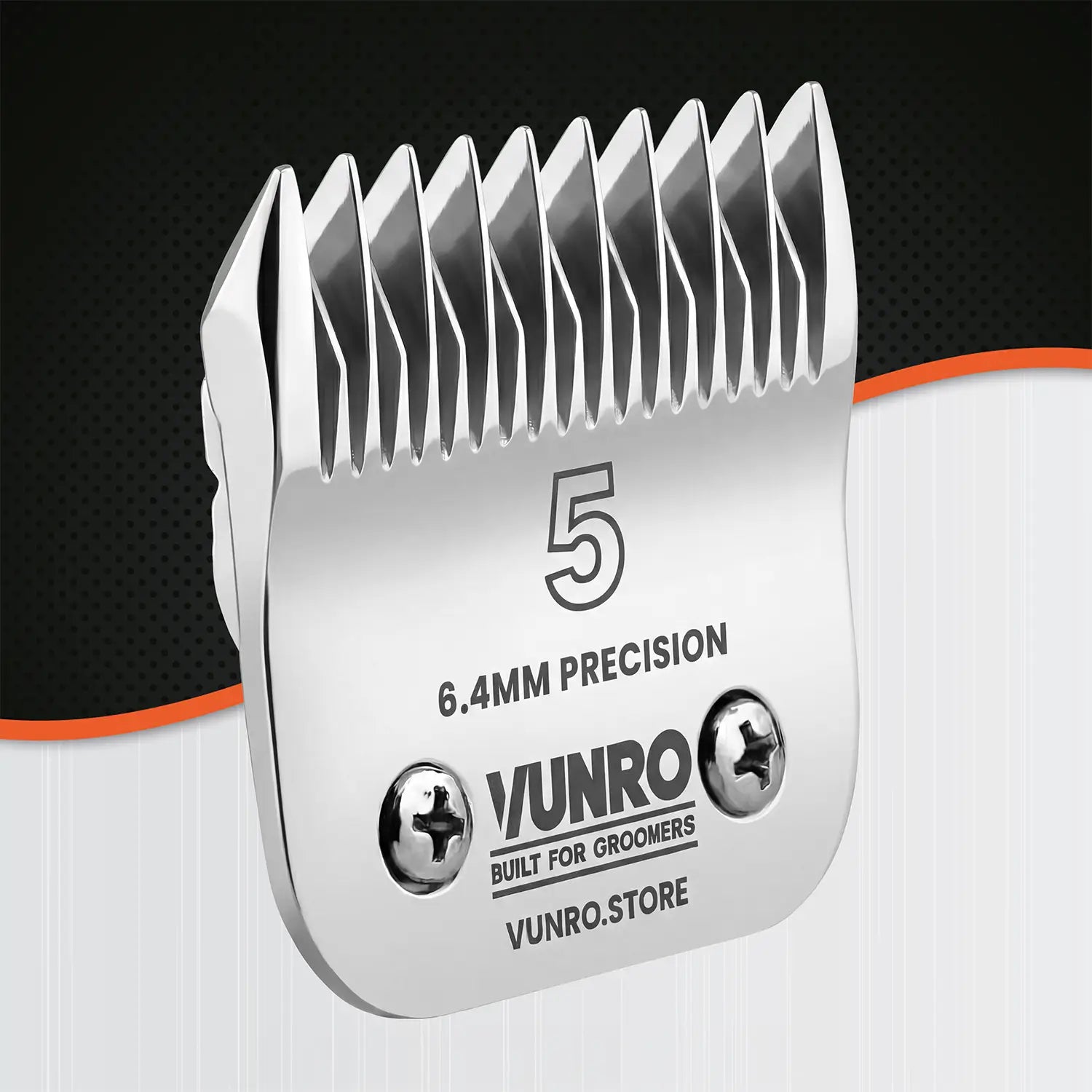 #5 Ceramic Skip Tooth Dog Clipper Blade (6.4mm) by VUNRO