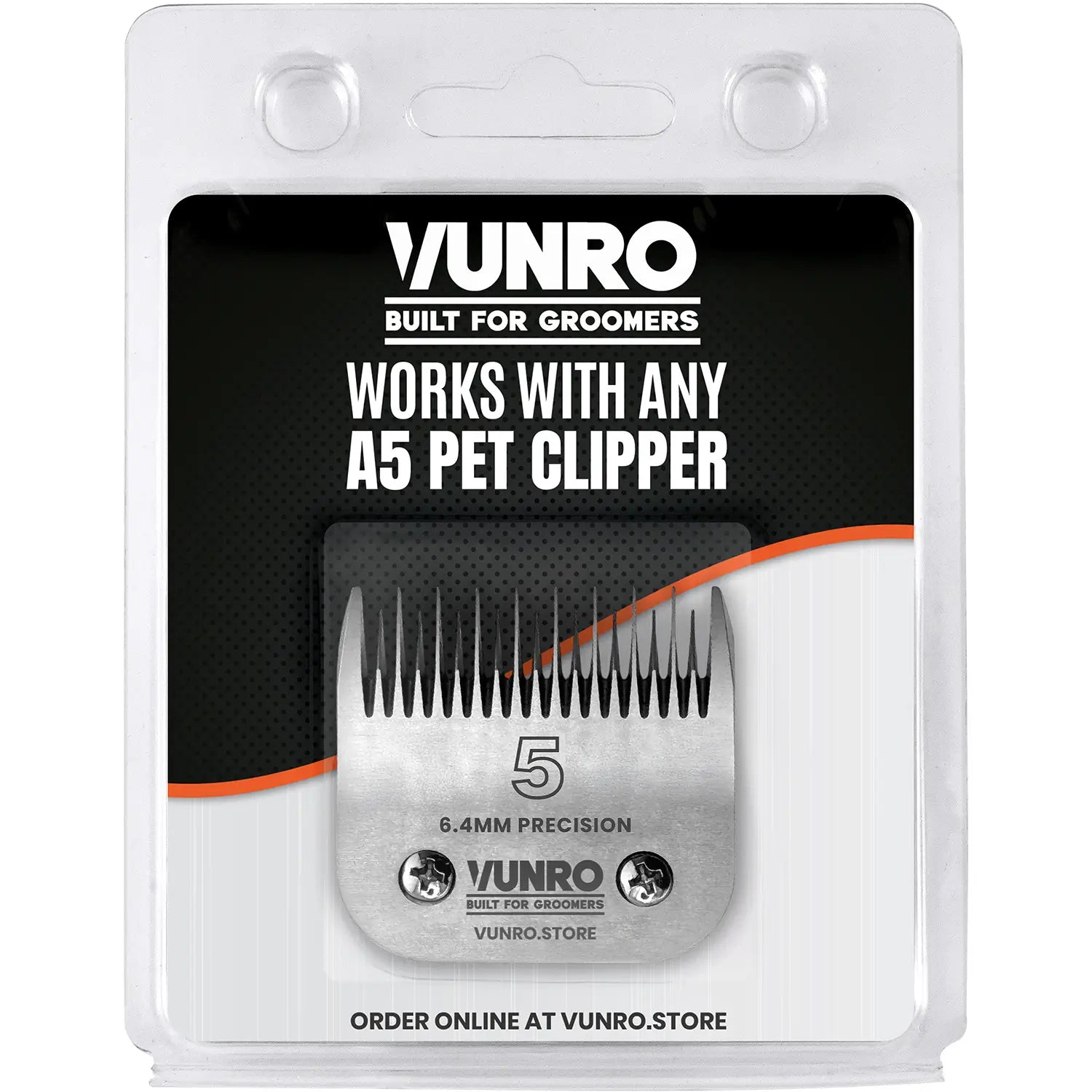 #5 Ceramic Skip Tooth Dog Clipper Blade (6.4mm) by VUNRO